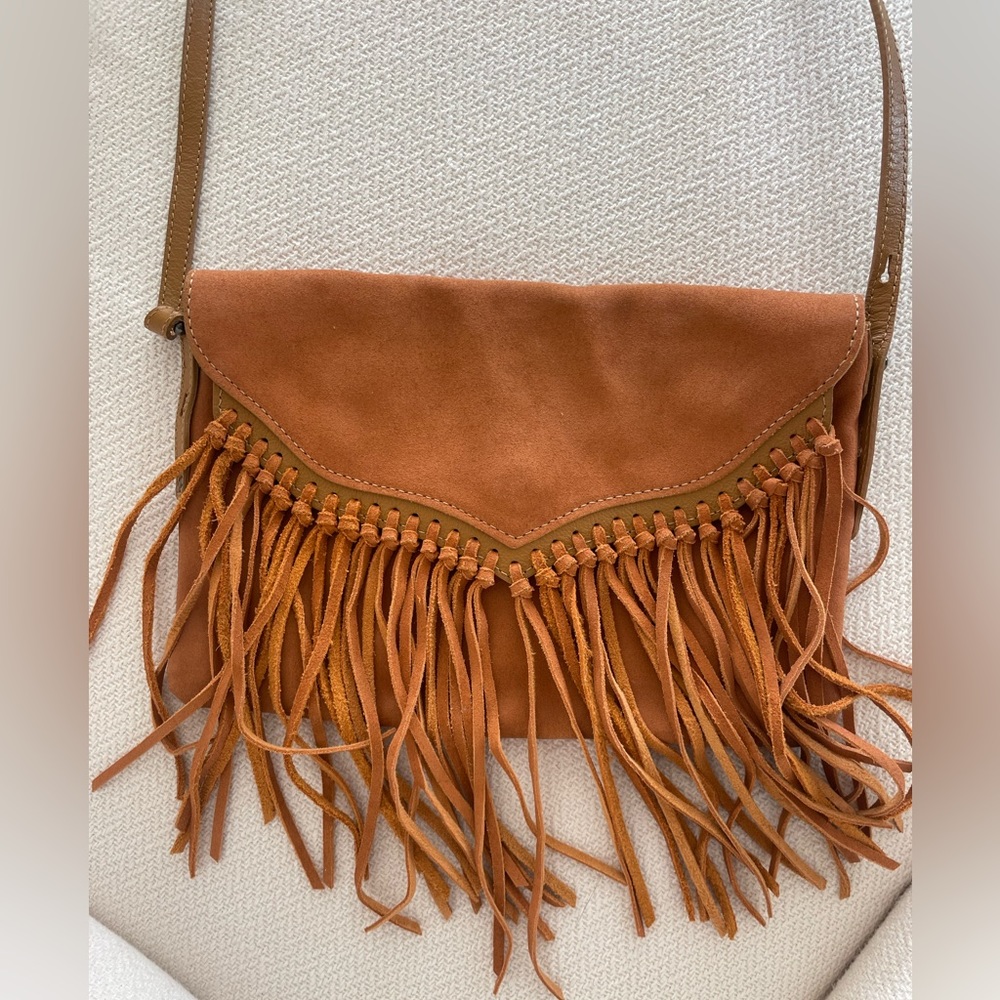 Top Shop Brown Leather Boho Purse